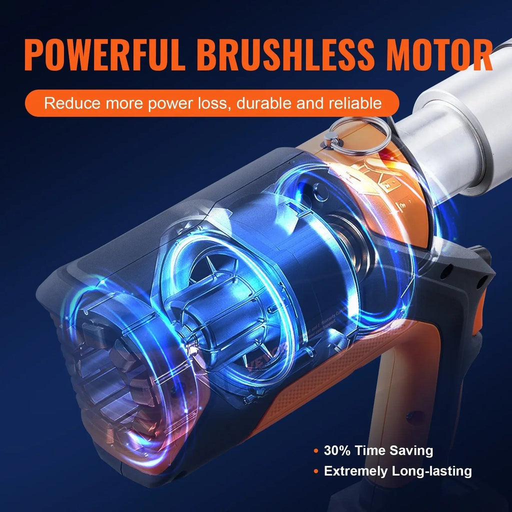 18V Electric Pro Press Tool, 1/2"–2" Pipe Capacity, 360° Rotating Crimper, Brushless Motor with 6 Jaws, DOBA-PT18