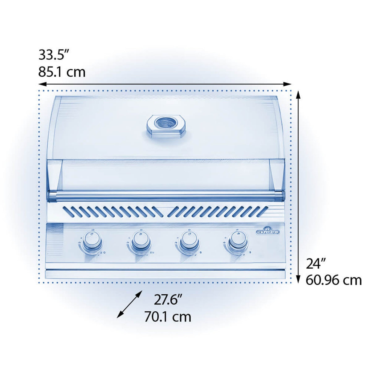 Napoleon Built-In 500 Series 32" Gas Grill (Stainless Steel) 4-Burner