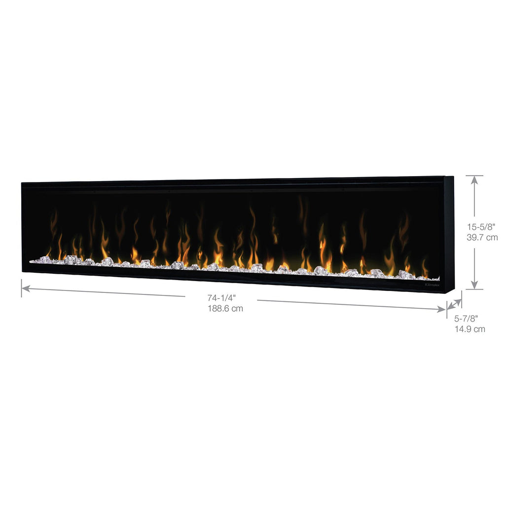 Dimplex 74" IgniteXL Linear Electric Fireplace XLF74