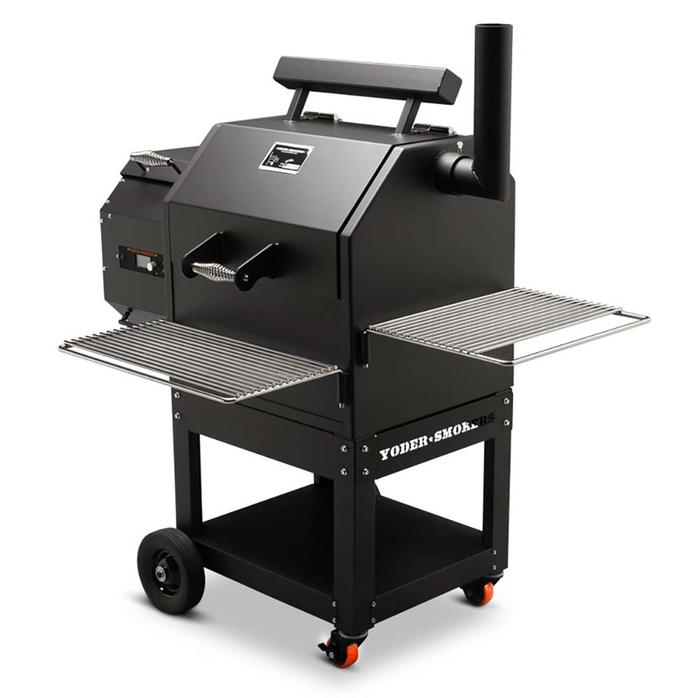 Yoder Smokers YS480s Pellet Grill (Standard Cart) w/ T-Stat Door Kit