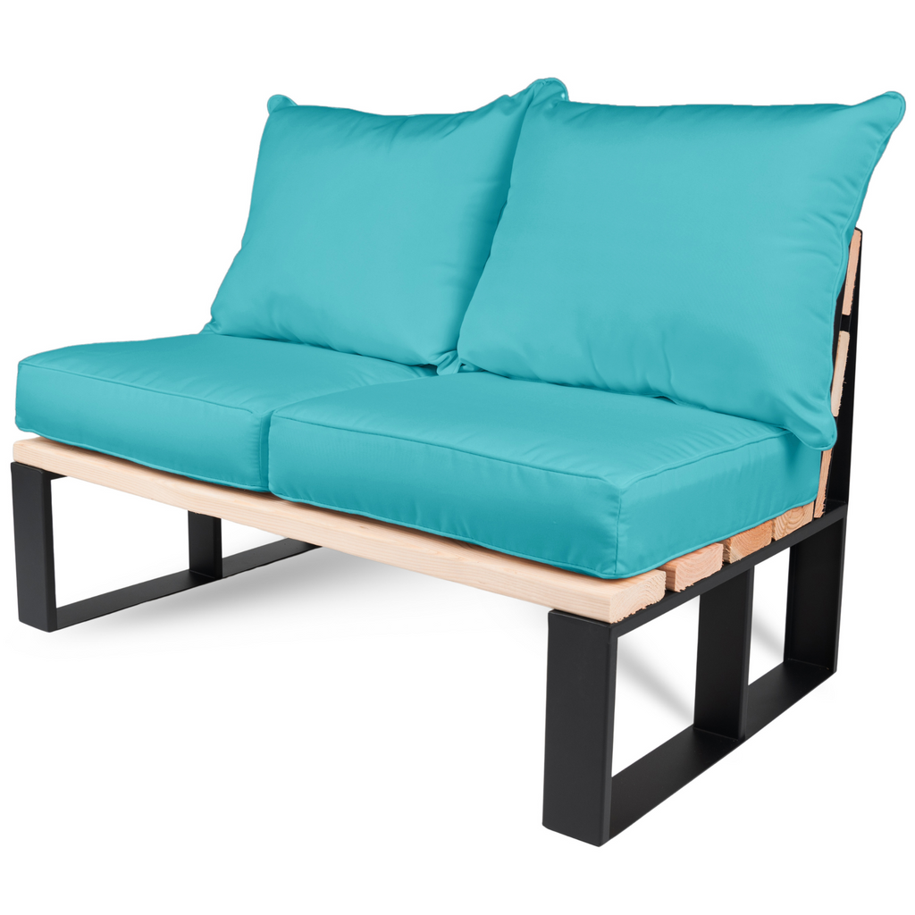 DIY Outdoor Loveseat Kit (With Optional Sunbrella Cushions)