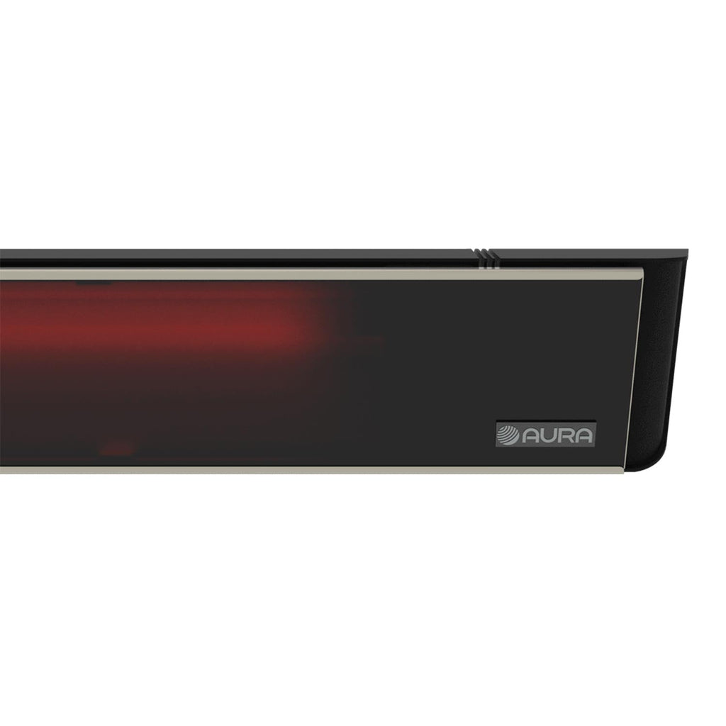 Aura ADGLASS3000 Decor Series Infrared Heater w/ Bluetooth & Remote (Black)