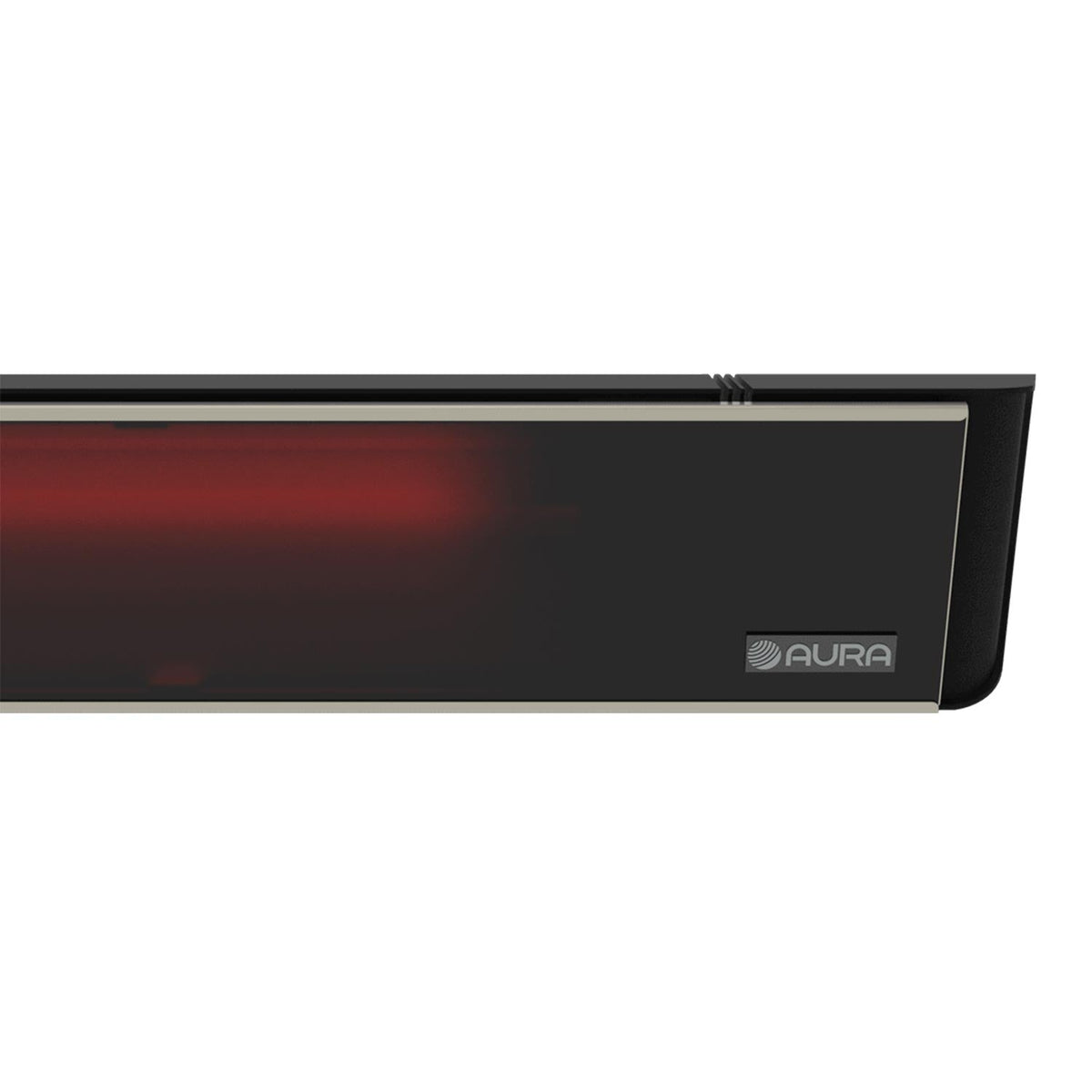 Aura ADGLASS3000 Decor Series Infrared Heater w/ Bluetooth & Remote (Black)