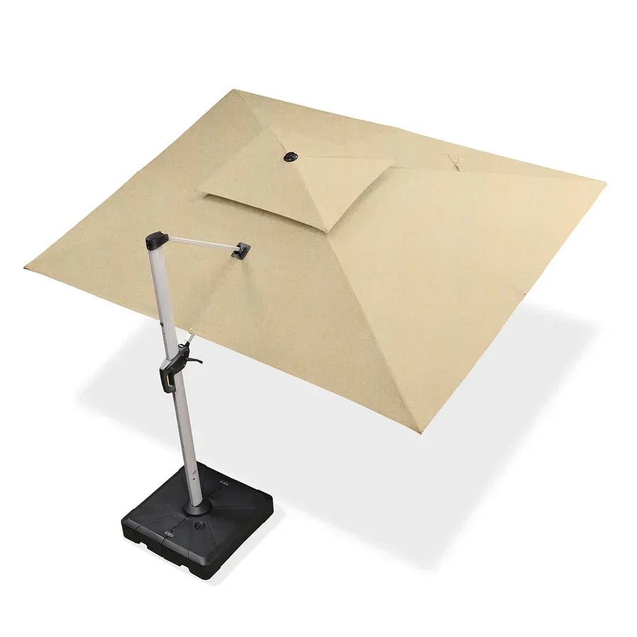 PURPLE LEAF – Parasol de terrasse Premium Classic SUNBRELLA déporté
