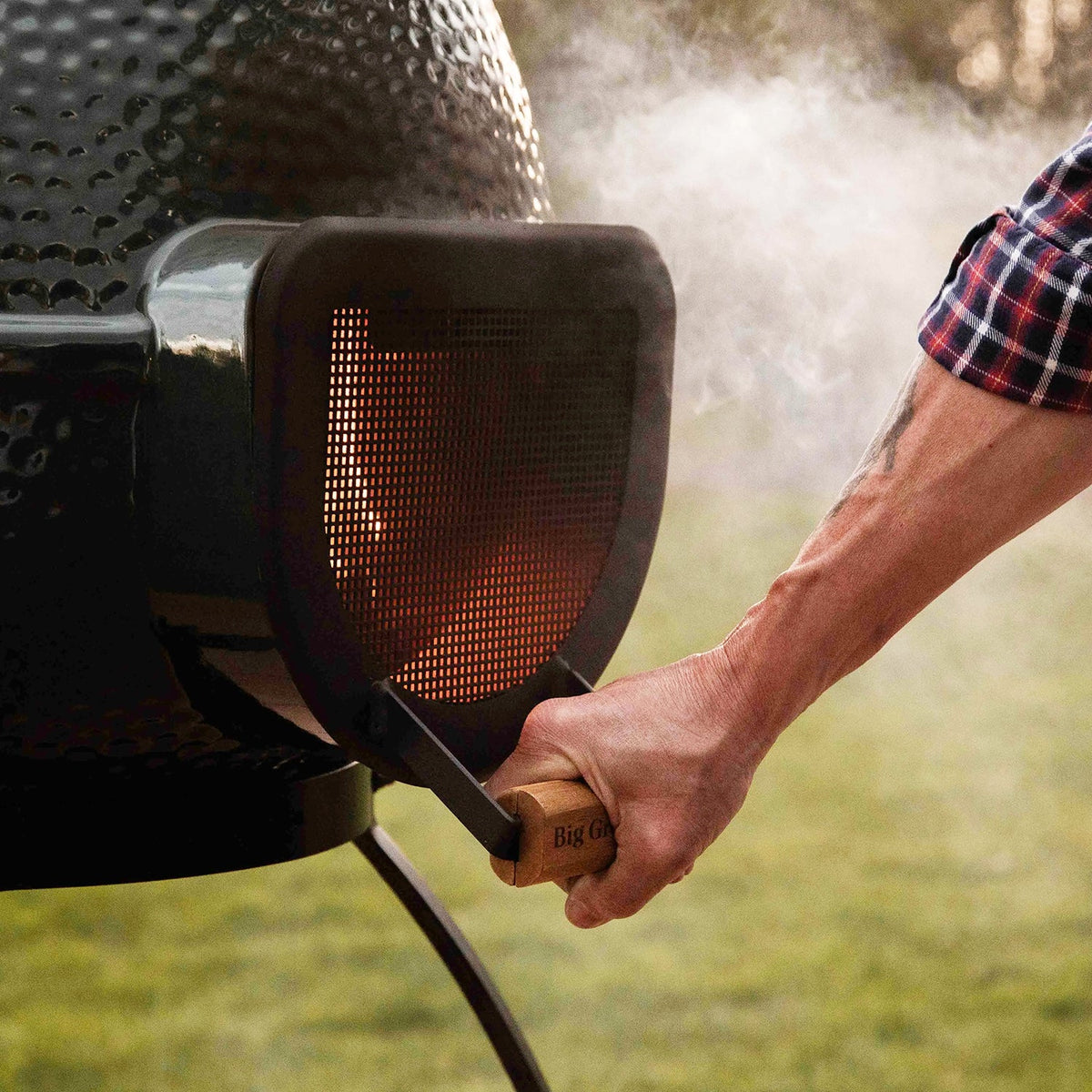 Big Green Egg Chiminea