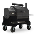 Yoder Smokers YS640s Competition Cart Pellet Grill 8" Wheels (Black Cart)