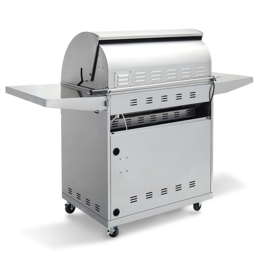 Blaze PRO 34" 3-Burner Built-In Gas Grill w/ Grill Cart - BLZ-3PRO + BLZ-3PRO-CART