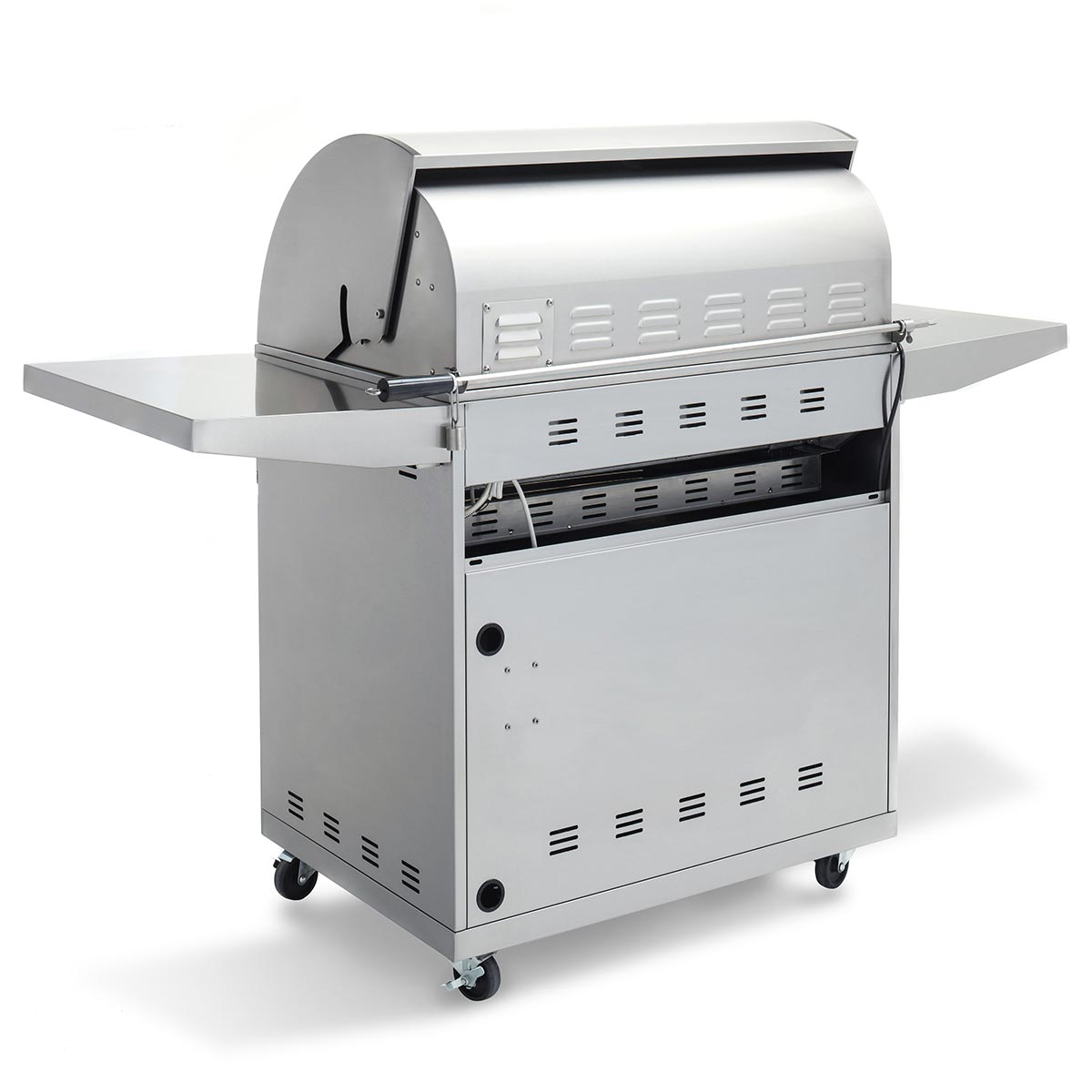 Blaze PRO 34" 3-Burner Built-In Gas Grill w/ Grill Cart - BLZ-3PRO + BLZ-3PRO-CART
