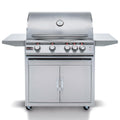 Blaze LTE 32" – Barbecue à gaz encastrable 4 brûleurs avec chariot – BLZ-4LTE2 + BLZ-4-CART-SC