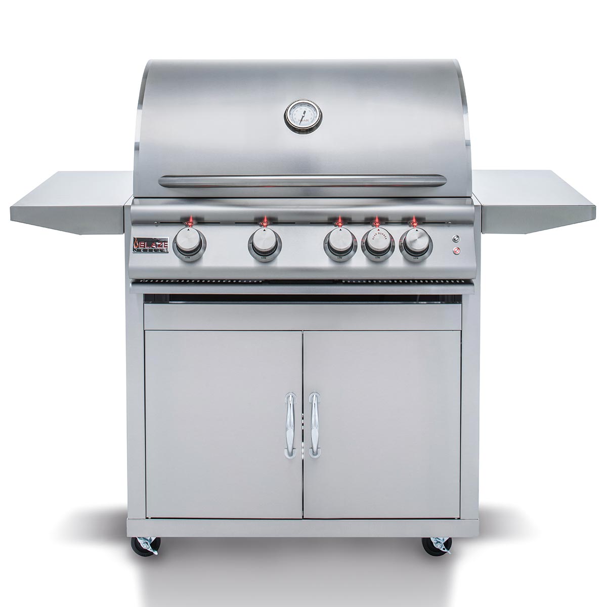 Blaze LTE 32" – Barbecue à gaz encastrable 4 brûleurs avec chariot – BLZ-4LTE2 + BLZ-4-CART-SC