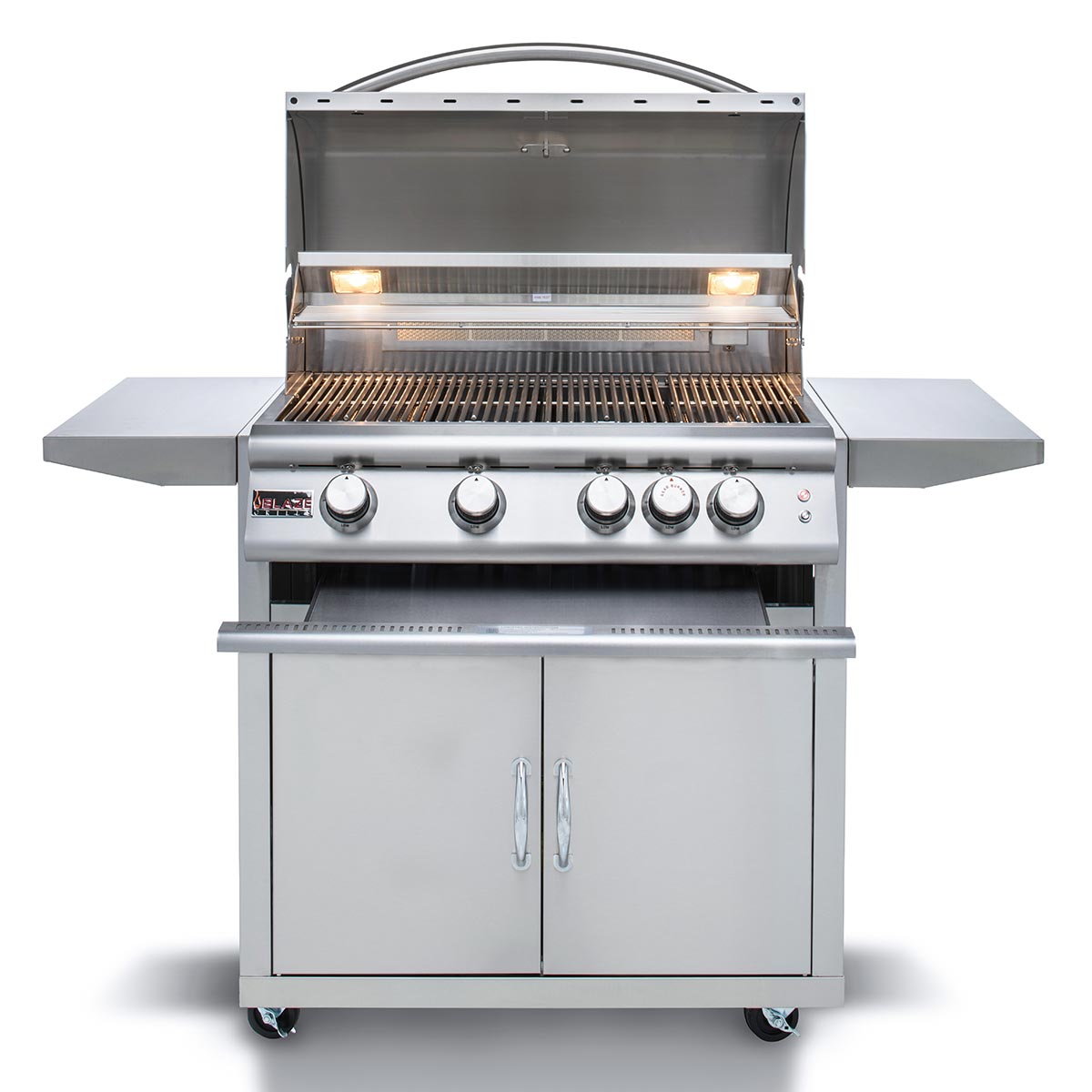Blaze LTE 32" – Barbecue à gaz encastrable 4 brûleurs avec chariot – BLZ-4LTE2 + BLZ-4-CART-SC