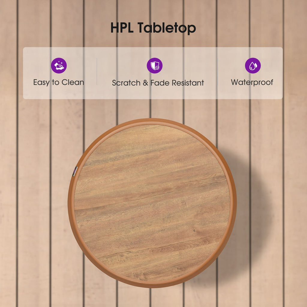 PURPLE LEAF Outdoor Bar Table Patio Dining Table Coffee Kitchen Breakfast Bistro Pub Bar Table for Patio Poolside