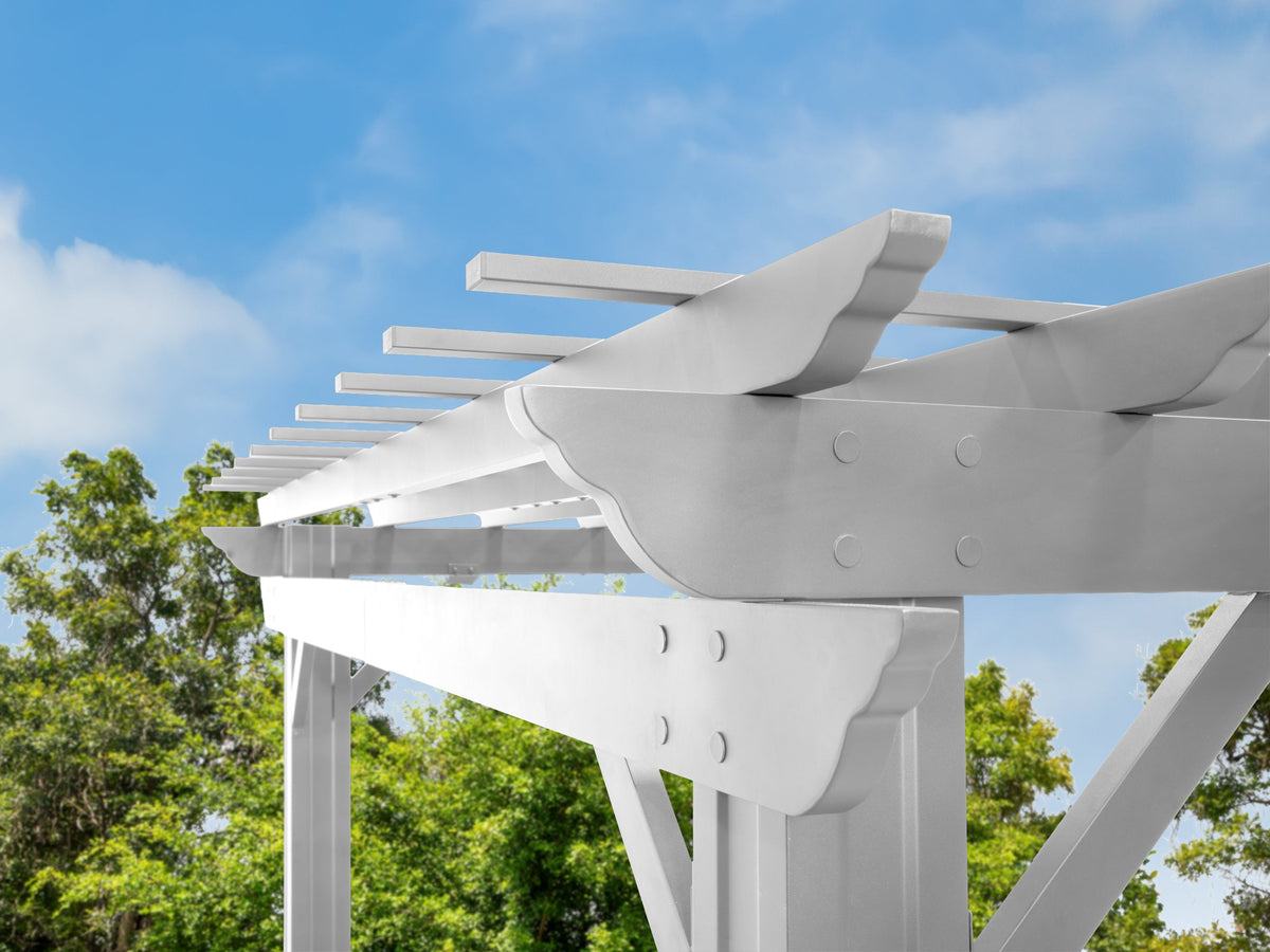 Stratford | Pergola en acier 14x10 – blanche