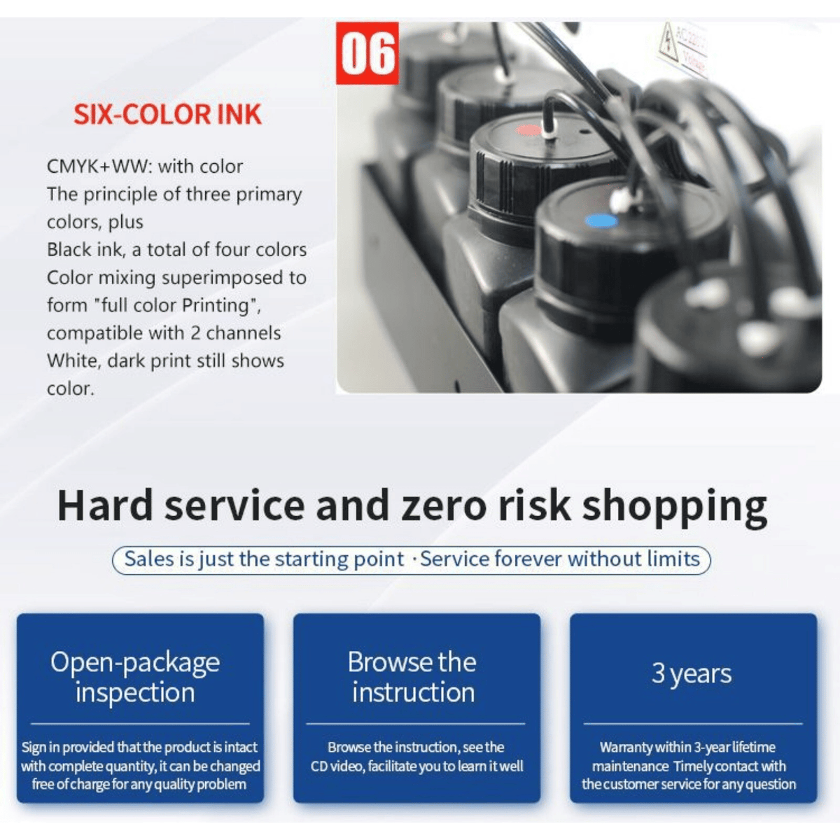 A4 UV Flatbed Printer with Infrared Height Sensor & 6-Color Ink System, DOBA-UVPA4