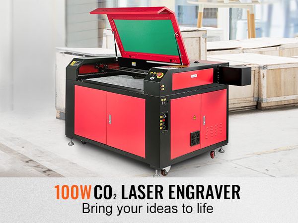 Laser Engraving Machine KH9060 100W with RUIDA Motherboard, 110V US Plug, DOBA-LE100