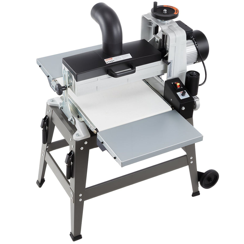 16" Drum Sander with Stand & Extension Tables, 1.5HP Variable Speed Dual Motor, VEVOR, DOBA-DS1615HP