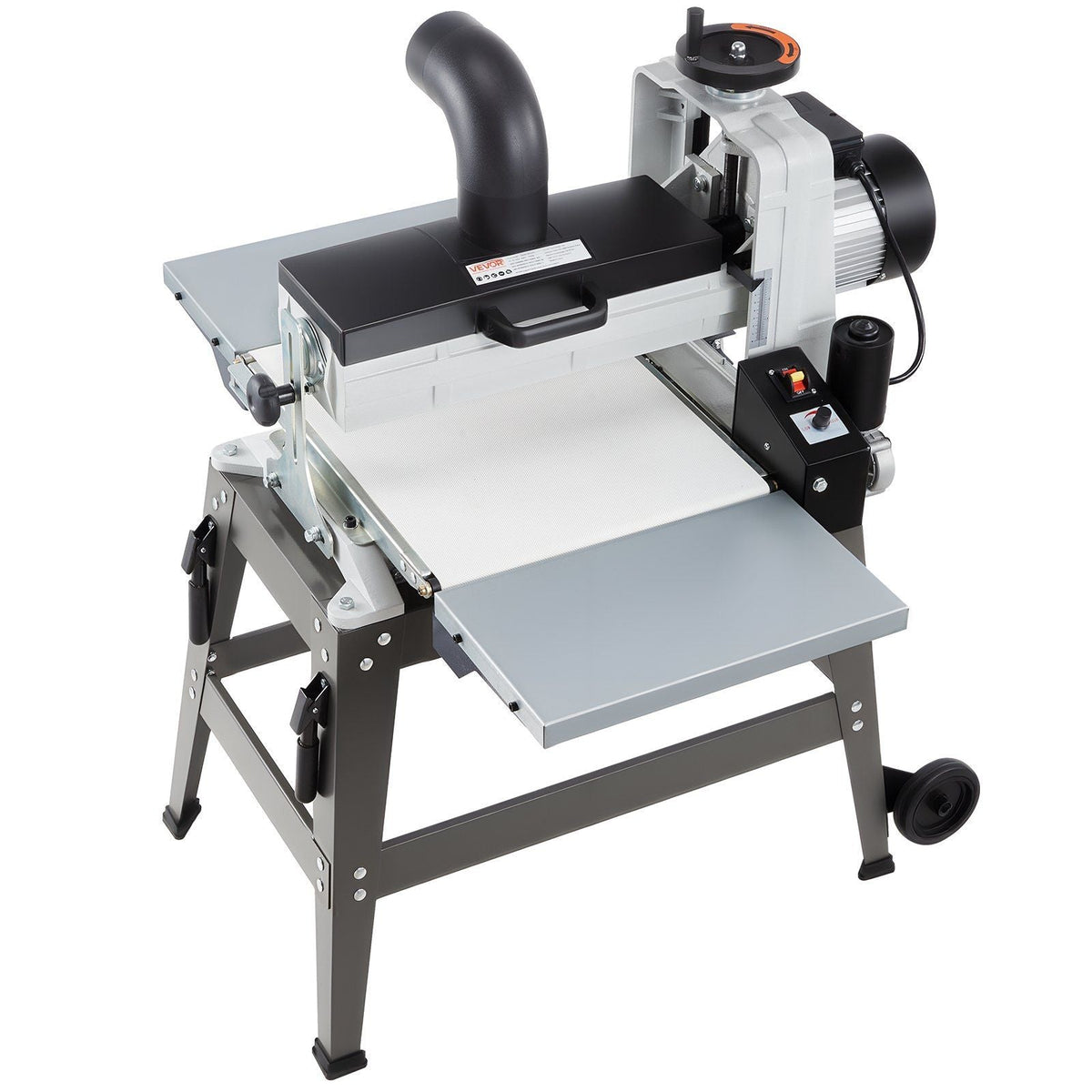 16" Drum Sander with Stand & Extension Tables, 1.5HP Variable Speed Dual Motor, VEVOR, DOBA-DS1615HP