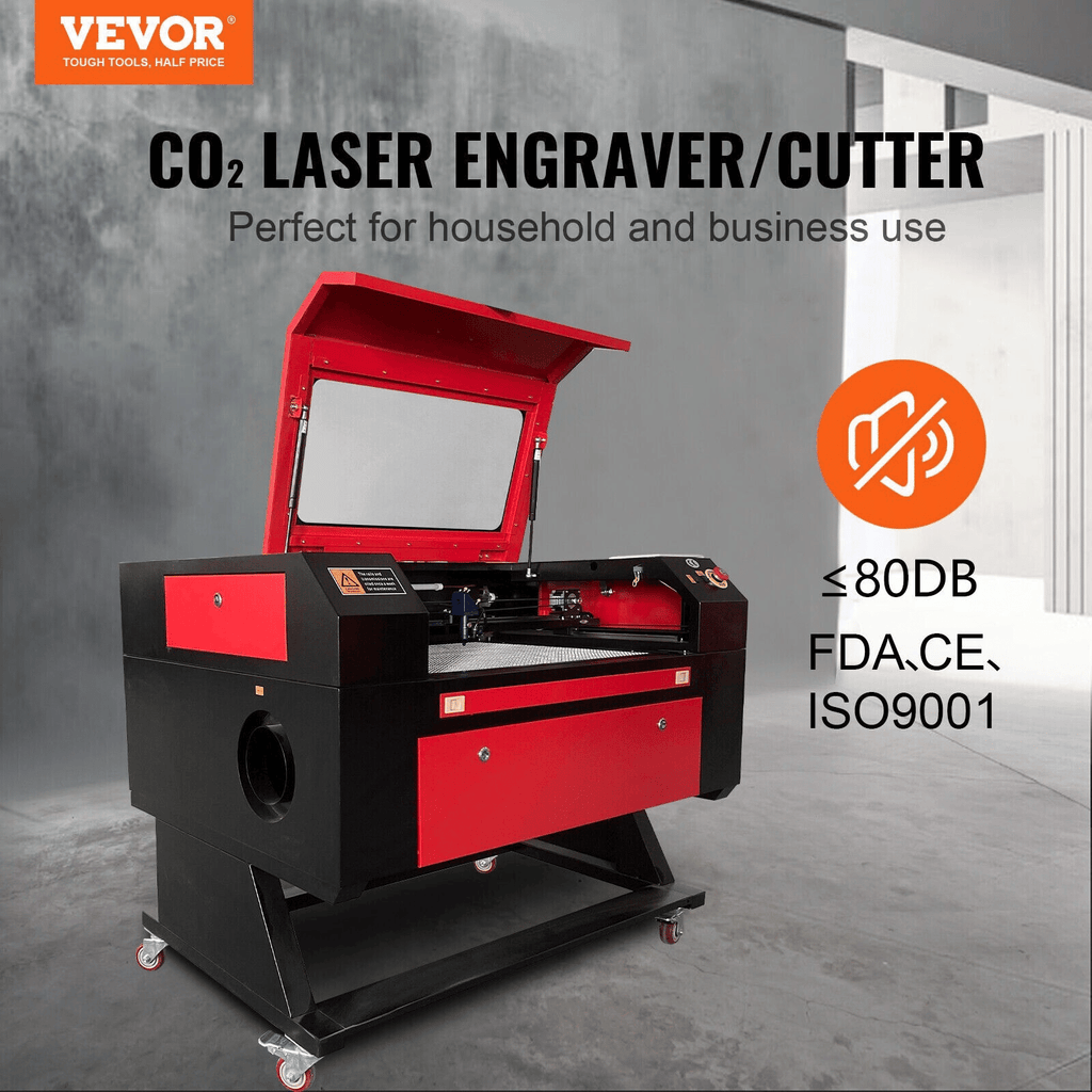 60W CO2 Laser Engraver 20" x 28" with Ruida DSP & Honeycomb Bed, DOBA-LC60