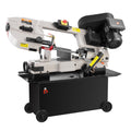 VEVOR Metal Horizontal Band Saw, 7 x 12 in Rectangular Cutting Capacity, 110/220V Metal Vertical Cutting Bandsaw with 1.1 kW Motor, 0-45° Angle Adjustment, Variable Speed, for Metal, Wood, and Plastic