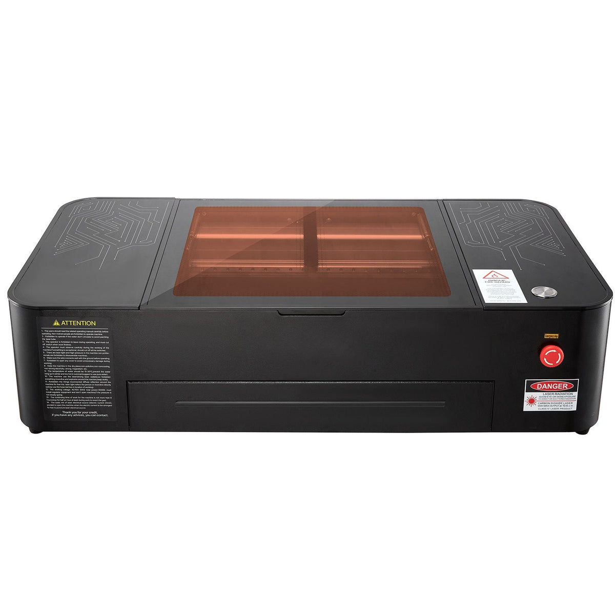 55W CO2 Laser Engraver, 20 x 12 in, Desktop CO2 Laser Engraver and Cutter Machine with 16MP Camera, Water Pump, Rotary Axis, Compatible with LightBurn CorelDRAW RDWorks, for Wood Acrylic Glass
