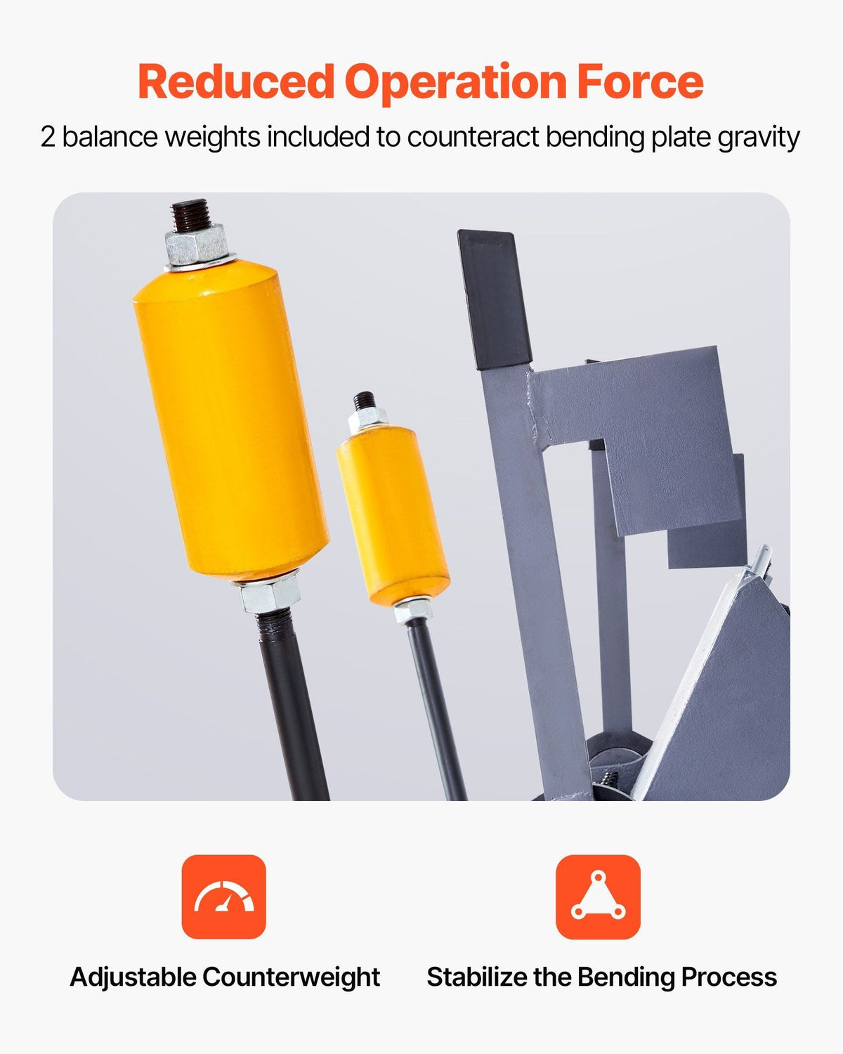 VEVOR Box and Pan Brake, 48 in Sheet Metal Bending Brake, 12-Gauge Mild Steel Capacity, 0-135 Degree Adjustable, Metal Bender Machine with 8 Fingers, Heavy-Duty Aluminum Folder for Precise Bending