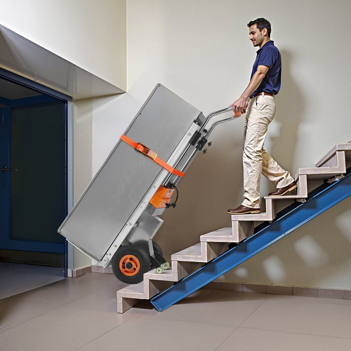 Electric Stair Climbing Dolly 440 lb Capacity with Brushless Motor & Adjustable Handle, VEVOR, DOBA-ESCD440L