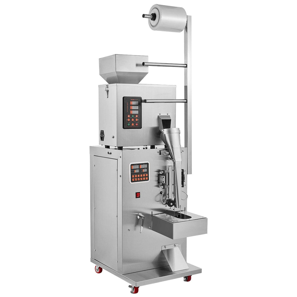 Automatic Particle Packaging Machine, 1–100 g (0.002–0.22 lbs) Filling Range, Multi-Function Pouch Powder Weighing & Packing System for Tea, Seeds, Grains & Flour, DOBA-PM100