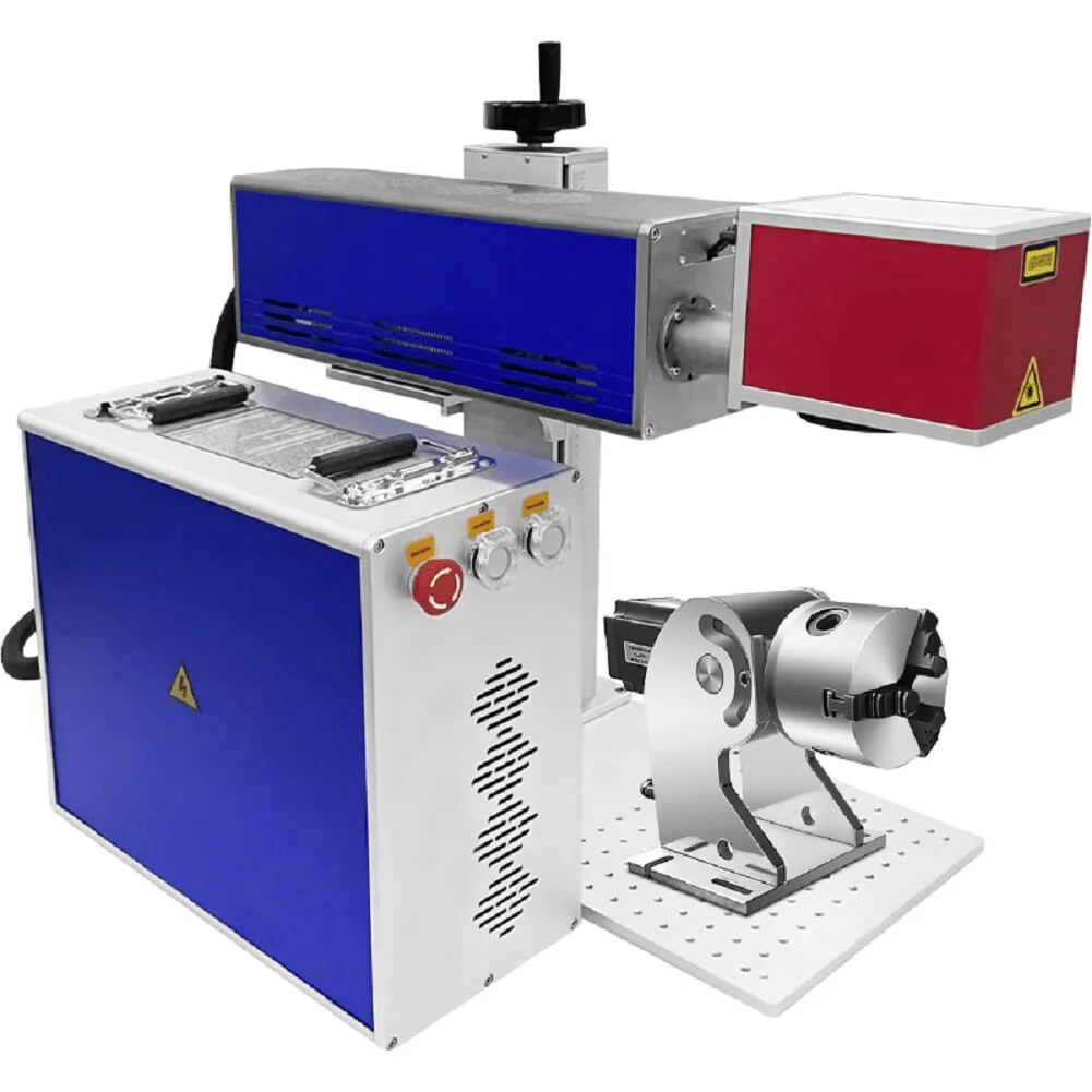 30W CO2 Laser Engraver 210 x 210mm with Rotary Axis & EZCAD Software, DOBA-LM3021R