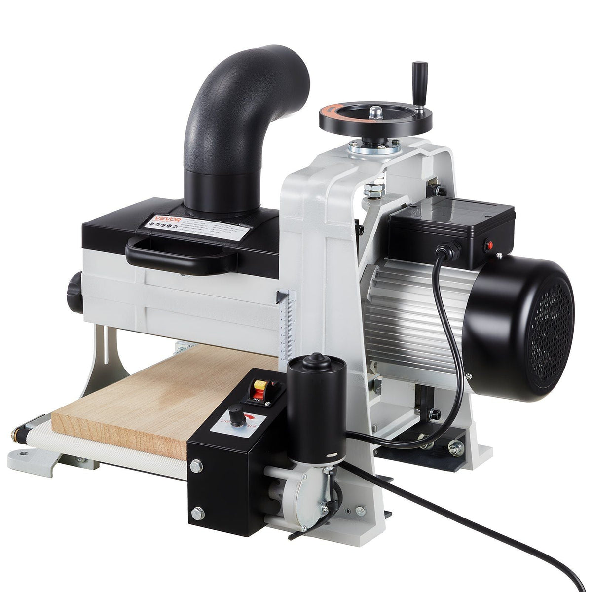 10" Benchtop Drum Sander, 1HP Dual Motor with Variable Speed Conveyor & Dust Port, VEVOR, DOBA-DS101