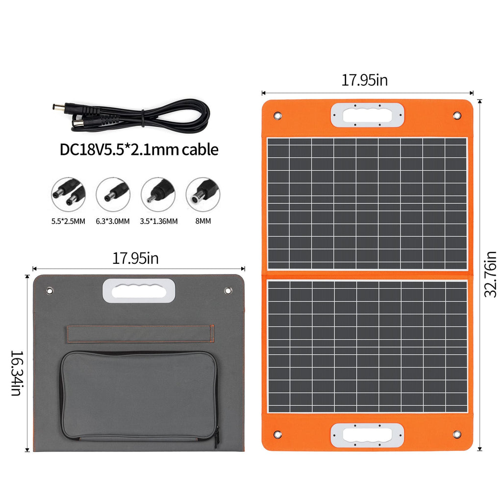 200W Portable Power Station 166Wh with 60W Solar Panel, FlashFish, DOBA-PS200W