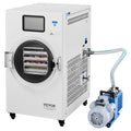 Vacuum Freeze Dryer Machine 8.8–13.2 lb Capacity with 4 Trays & Vacuum Pump, White, VEVOR, DOBA-FD413