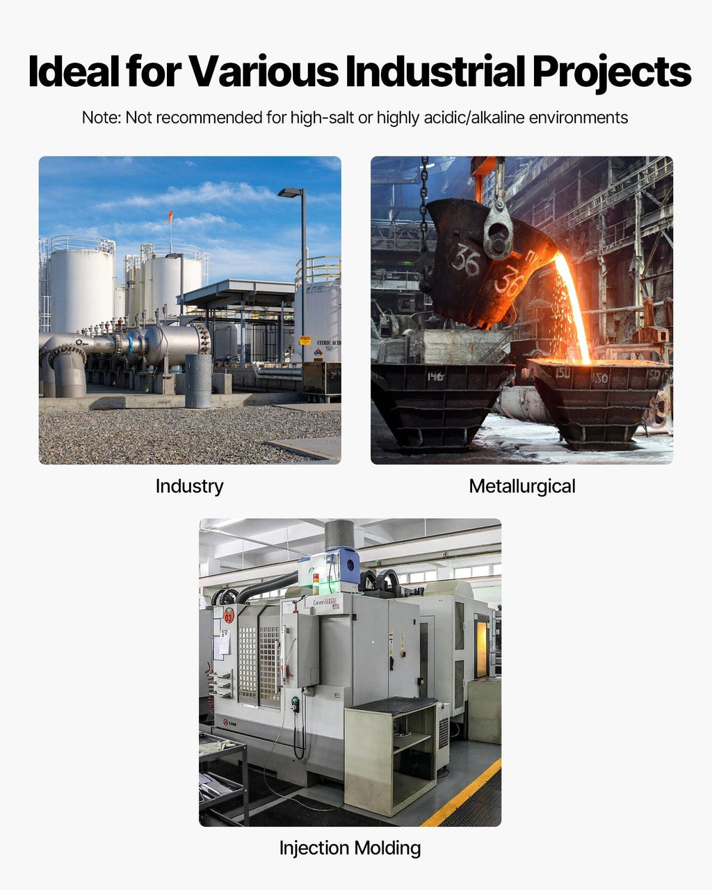 Air-Cooled Industrial Water Chiller 16.67 HP Dual Compressor 45,360 Kcal/h, 53 Gal Tank, VEVOR, DOBA-WC1667