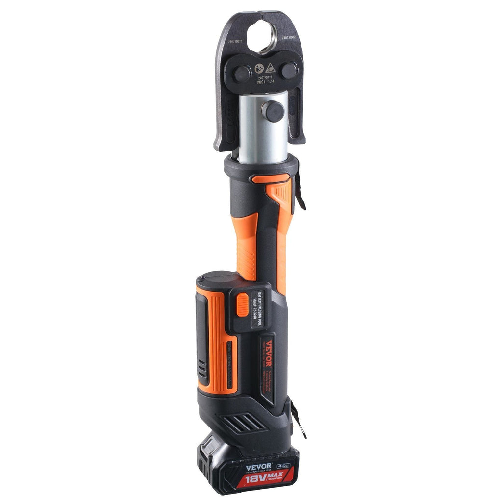 Pro Press Tool Pipe Crimping Kit, Cordless Battery Press Tool with 6 Interchangeable Jaws, DOBA-PPT6