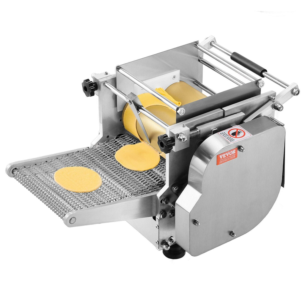 Electric Tortilla Maker, Automatic Corn Tortilla Machine, Dual Size 4" & 6" Cooking Plates, DOBA-TM46