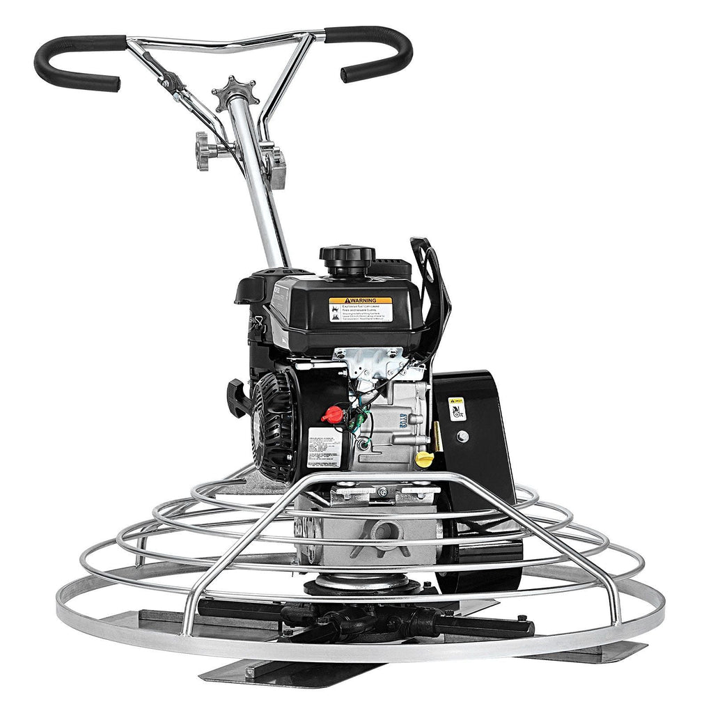 38" Walk-Behind Power Trowel, 6HP Gas-Powered Cement Finishing Machine with Float Pan Blade, DOBA-PT38