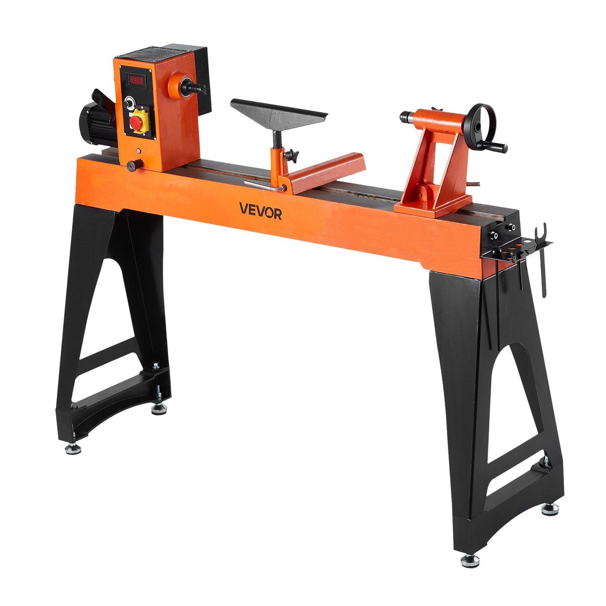 2 HP Woodworking Lathe with Variable Speed 0–3200 RPM, VEVOR, DOBA-LT1840