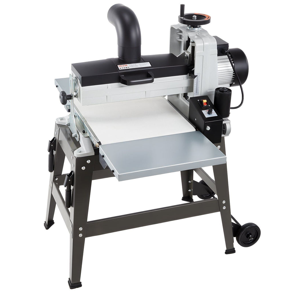 16" Drum Sander with Stand & Extension Tables, 1.5HP Variable Speed Dual Motor, VEVOR, DOBA-DS1615HP