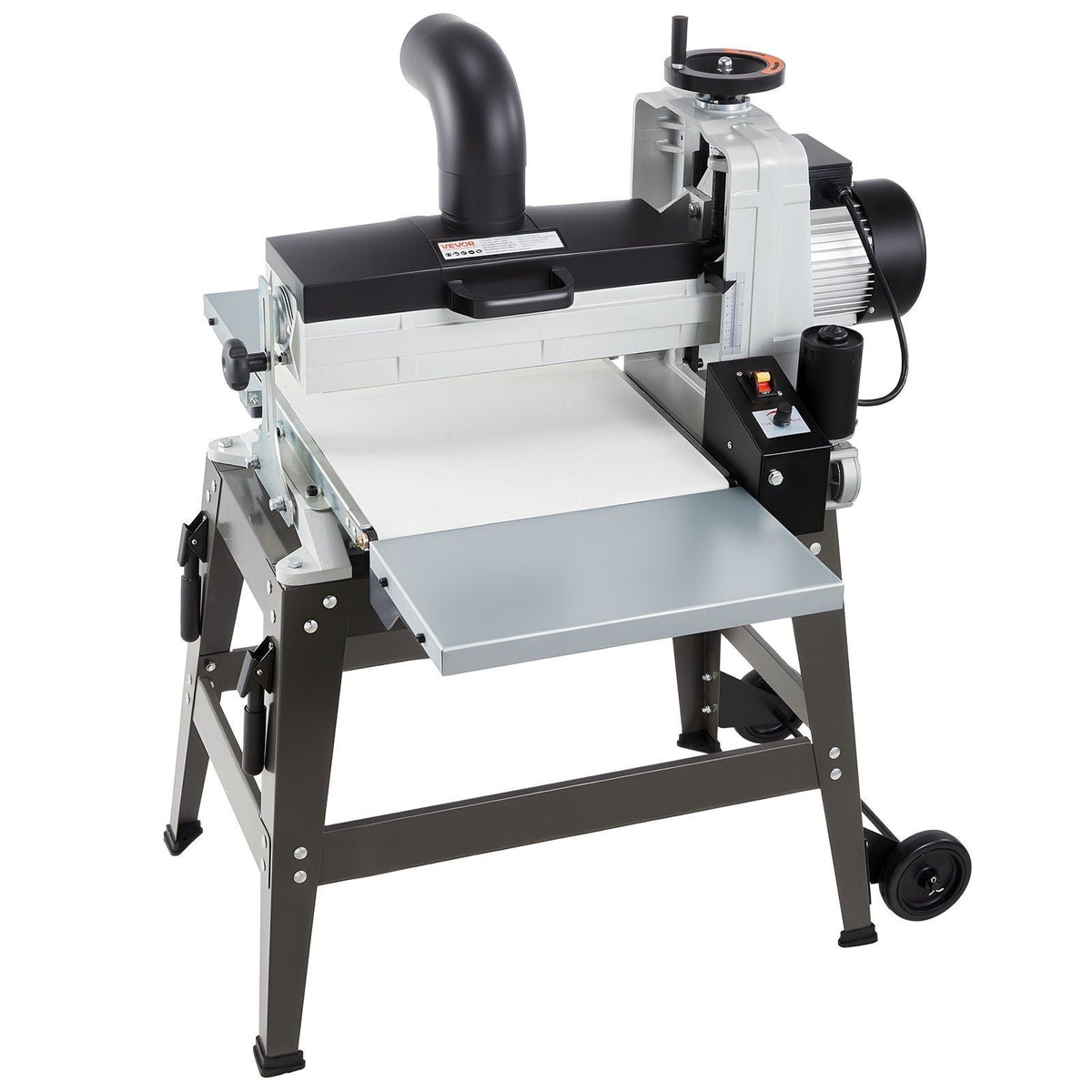 16" Drum Sander with Stand & Extension Tables, 1.5HP Variable Speed Dual Motor, VEVOR, DOBA-DS1615HP