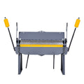 VEVOR Box and Pan Brake, 48 in Sheet Metal Bending Brake, 12-Gauge Mild Steel Capacity, 0-135 Degree Adjustable, Metal Bender Machine with 8 Fingers, Heavy-Duty Aluminum Folder for Precise Bending