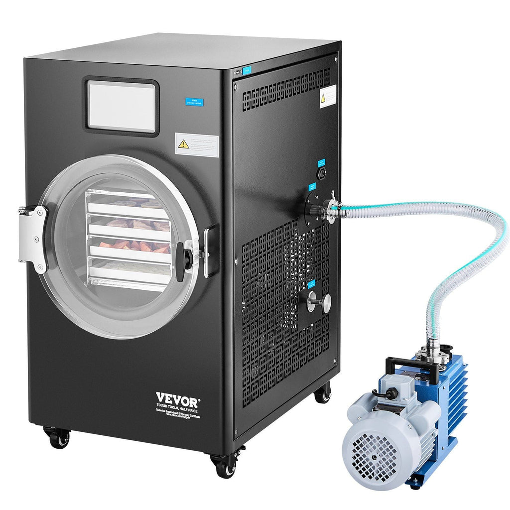 Vacuum Freeze Dryer 8.8–13.2 lb 4-Tray Food Freeze Drying Machine, Black, VEVOR, DOBA-FD413B
