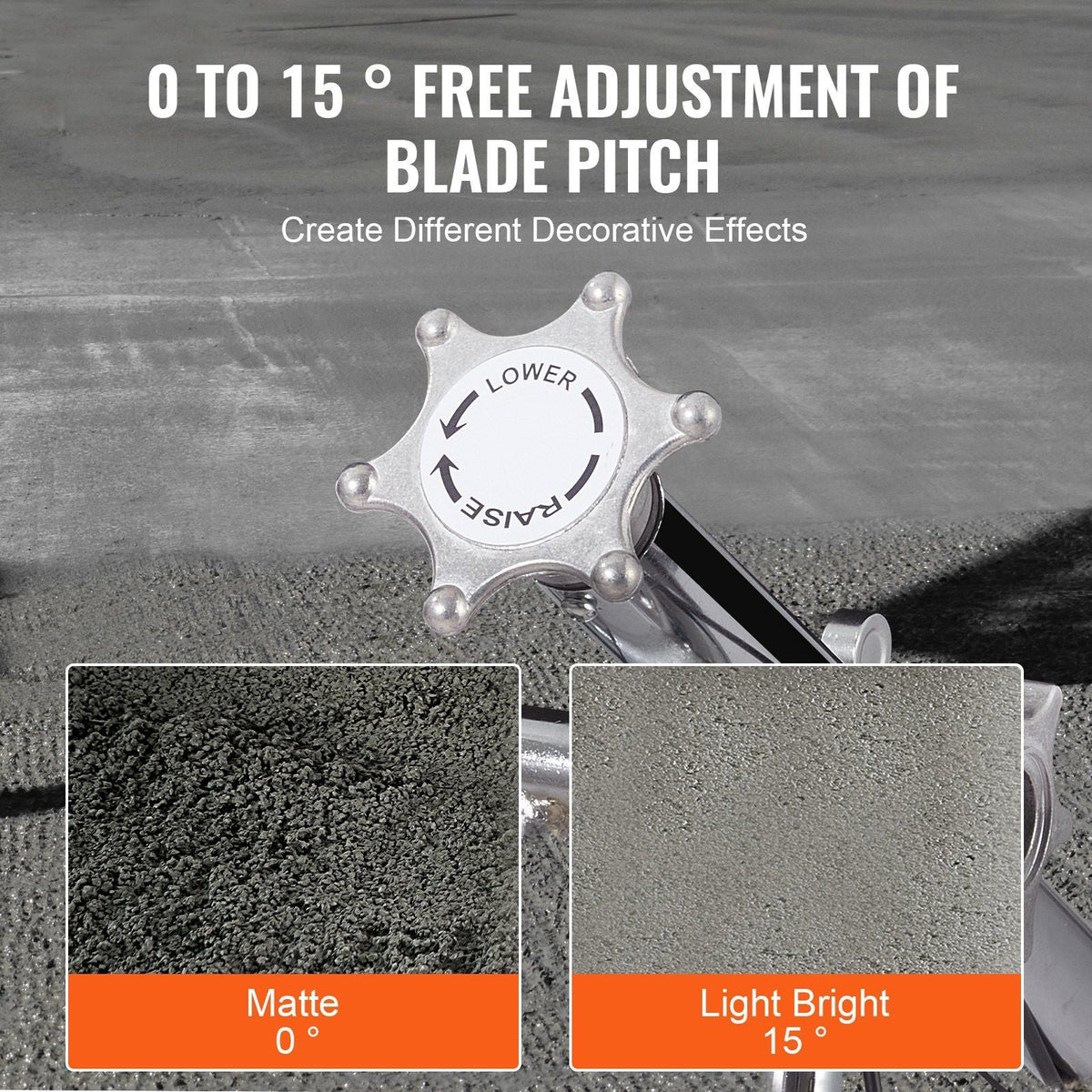 24" Walk-Behind Power Trowel, 6 HP Gas-Powered Cement Finishing Machine with Float Pan Blade, DOBA-PT24