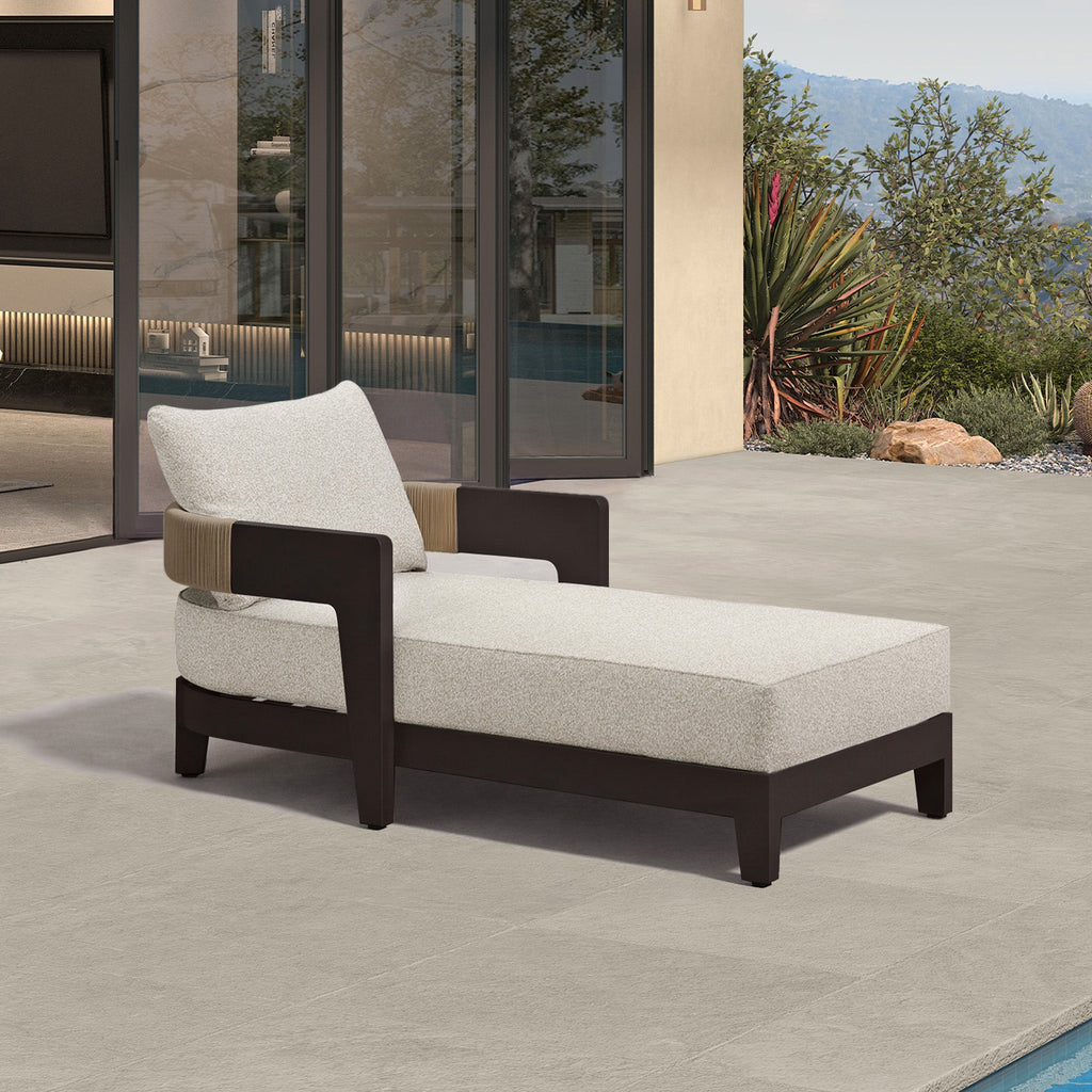 PURPLE LEAF Outdoor daybed Wider Chaise Lounge with Cushion and Pillow