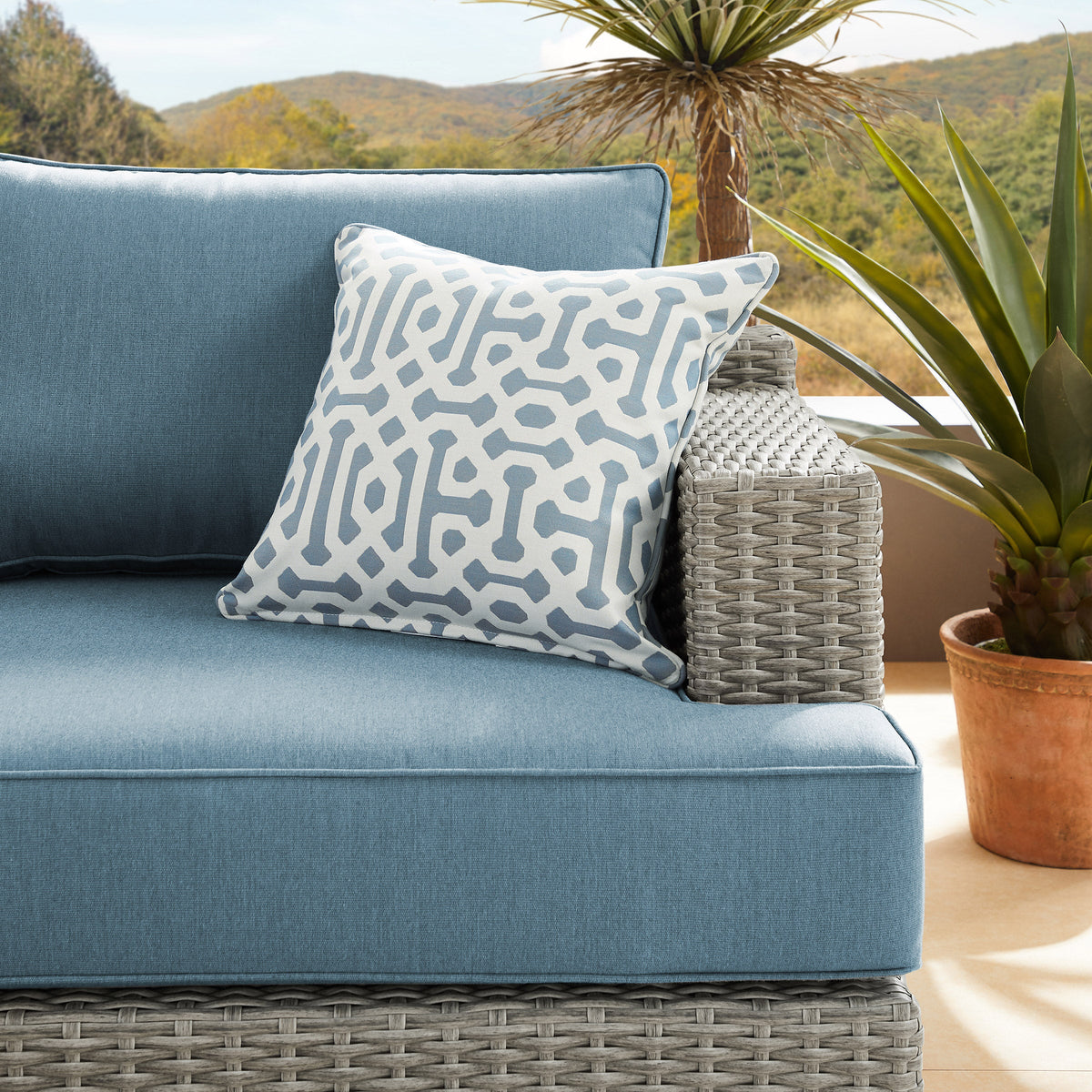 6-Piece Modular Outdoor Patio Seating Set