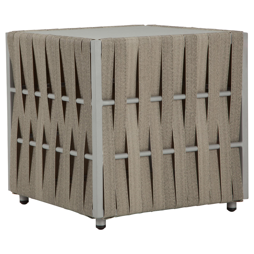 Scorpio Square End Table, Gray