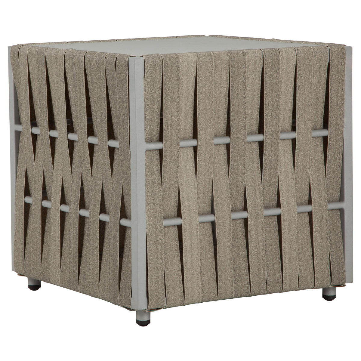 Scorpio Square End Table, Gray