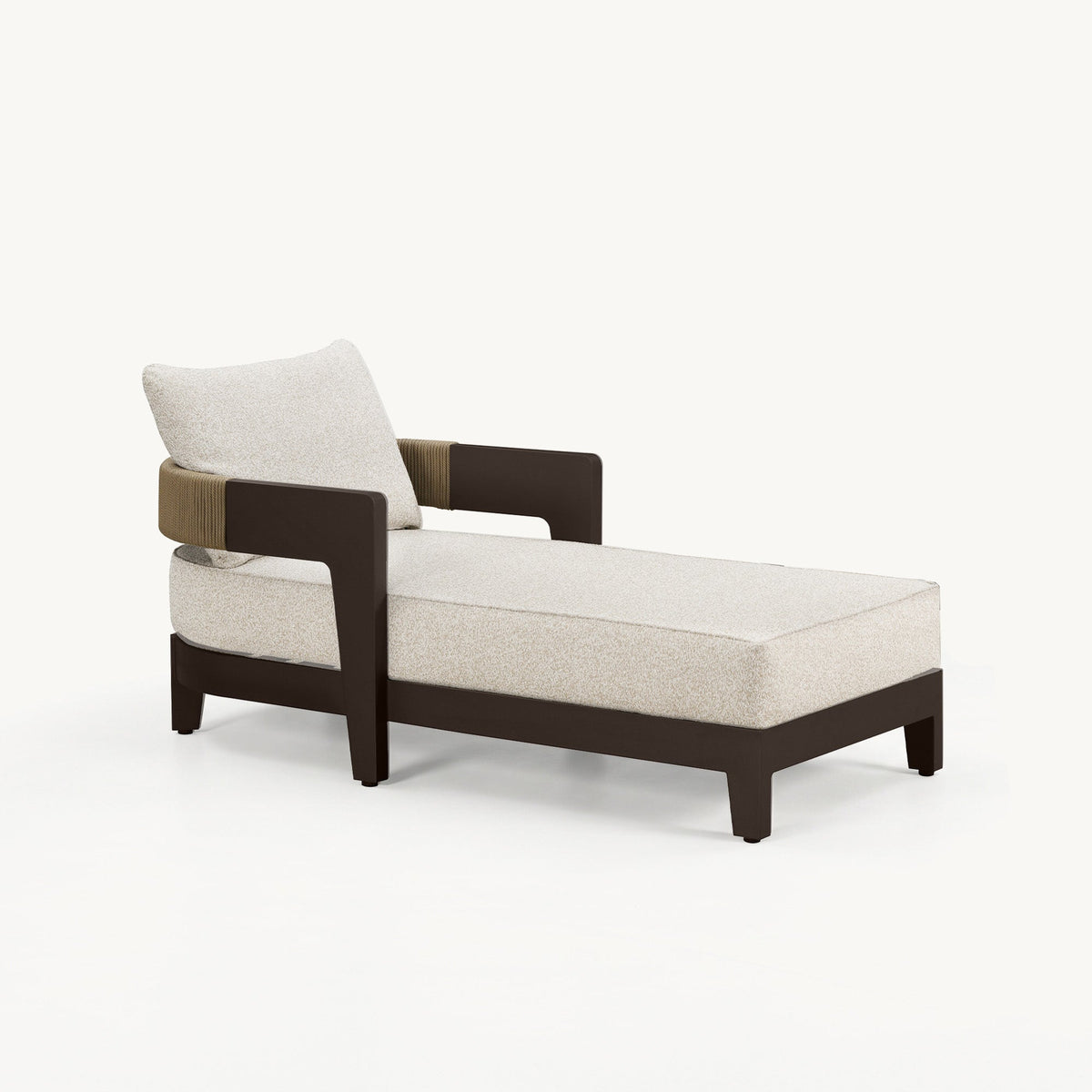 PURPLE LEAF Outdoor daybed Wider Chaise Lounge with Cushion and Pillow