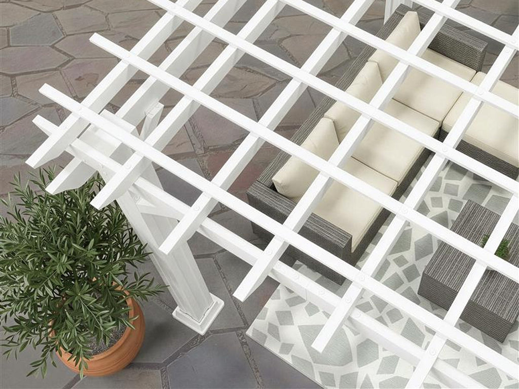 Stratford | Pergola en acier 14x10 – blanche