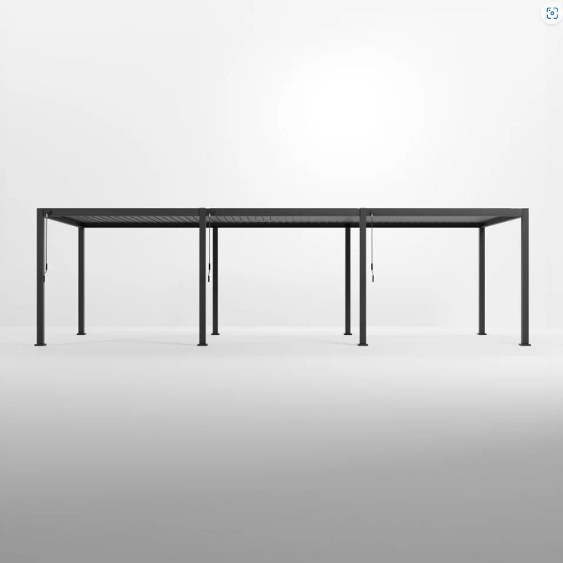 NOVA TITAN 9m x 3m Rectangular Pergola – Grey (2026 Model)