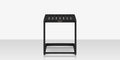 Fusion End Table (Square) - Tex Black