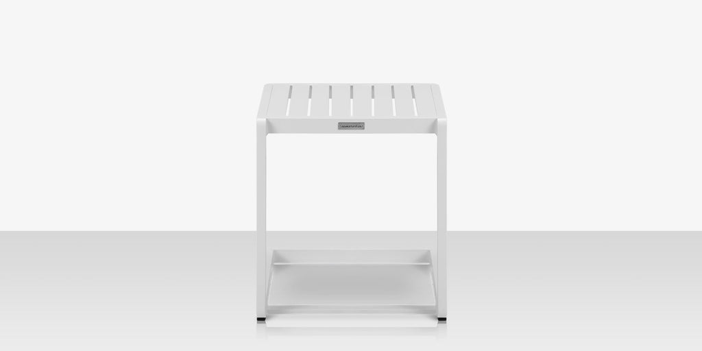 Fusion End Table (Square) - Tex White